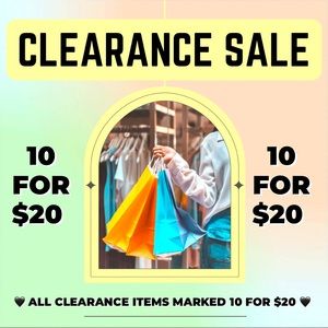 10/$20 CLEARANCE SALE! 🖤